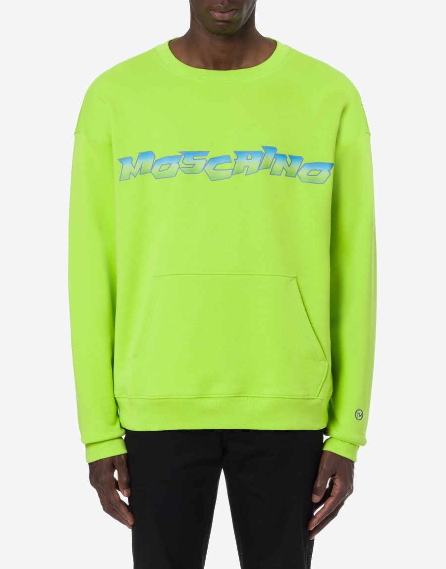 MOSCHINO SURF LOGO ORGANIC COTTON SWEATSHIRT - 2