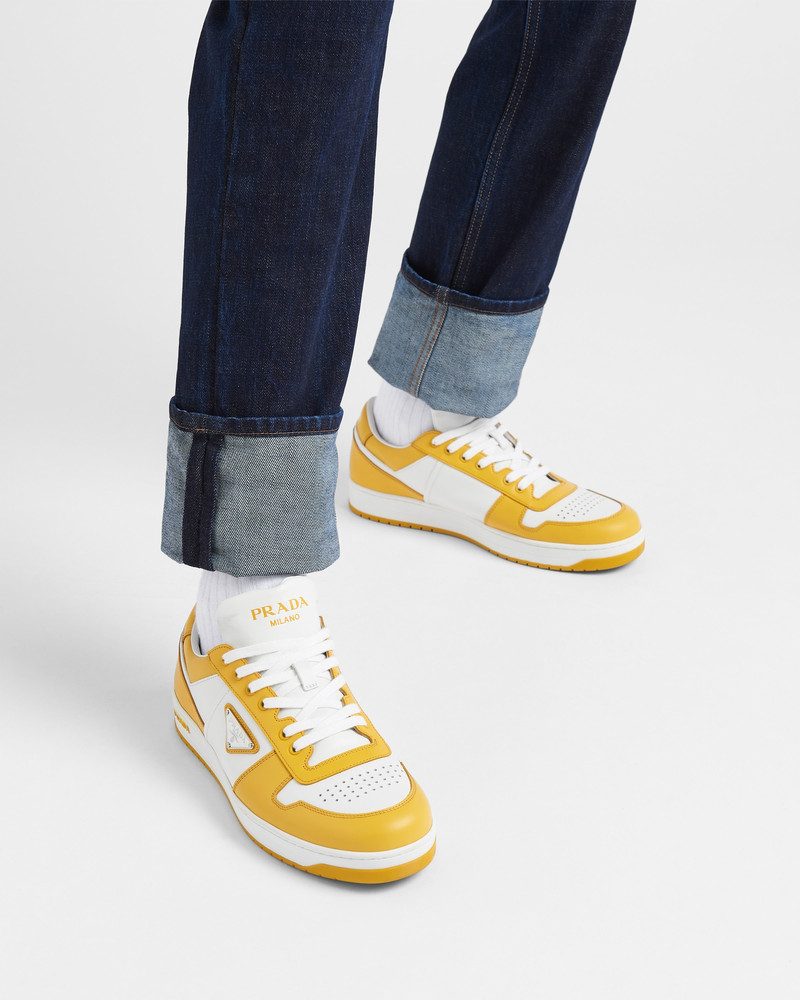 Prada Downtown leather sneakers outlook