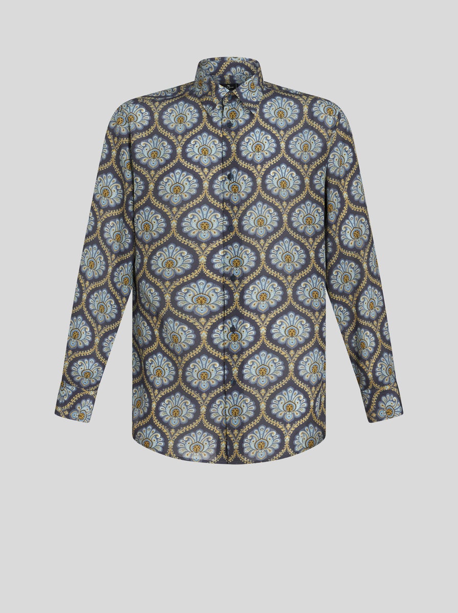 PRINTED SILK SHIRT - 1