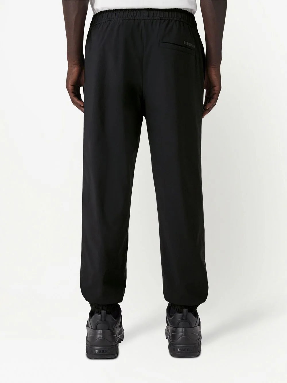 LOGO-PRINT TRACK TROUSERS - 4