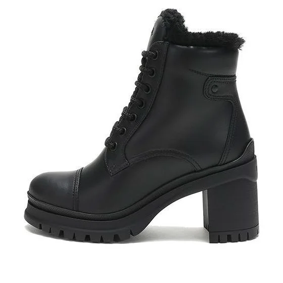 (WMNS) PRADA Fur Lined Ankle Boots 'Black' 1T584L_3KK9_F0002_F_ZF55 - 1