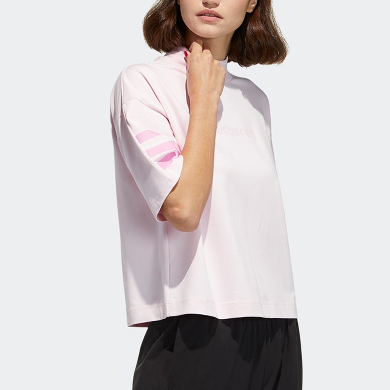 (WMNS) adidas Neo CS MAR T-Shirts 'Pink' GP5470 - 4