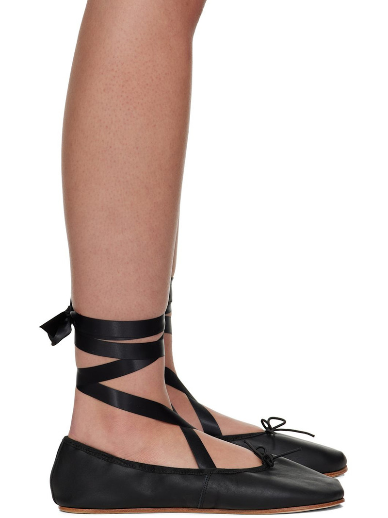 Black Sophia Ballerina Flats 1
