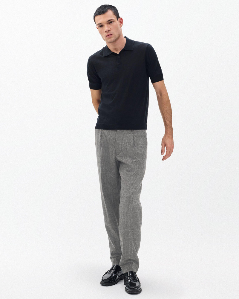 Evan British Plaid Wool Trousers 2