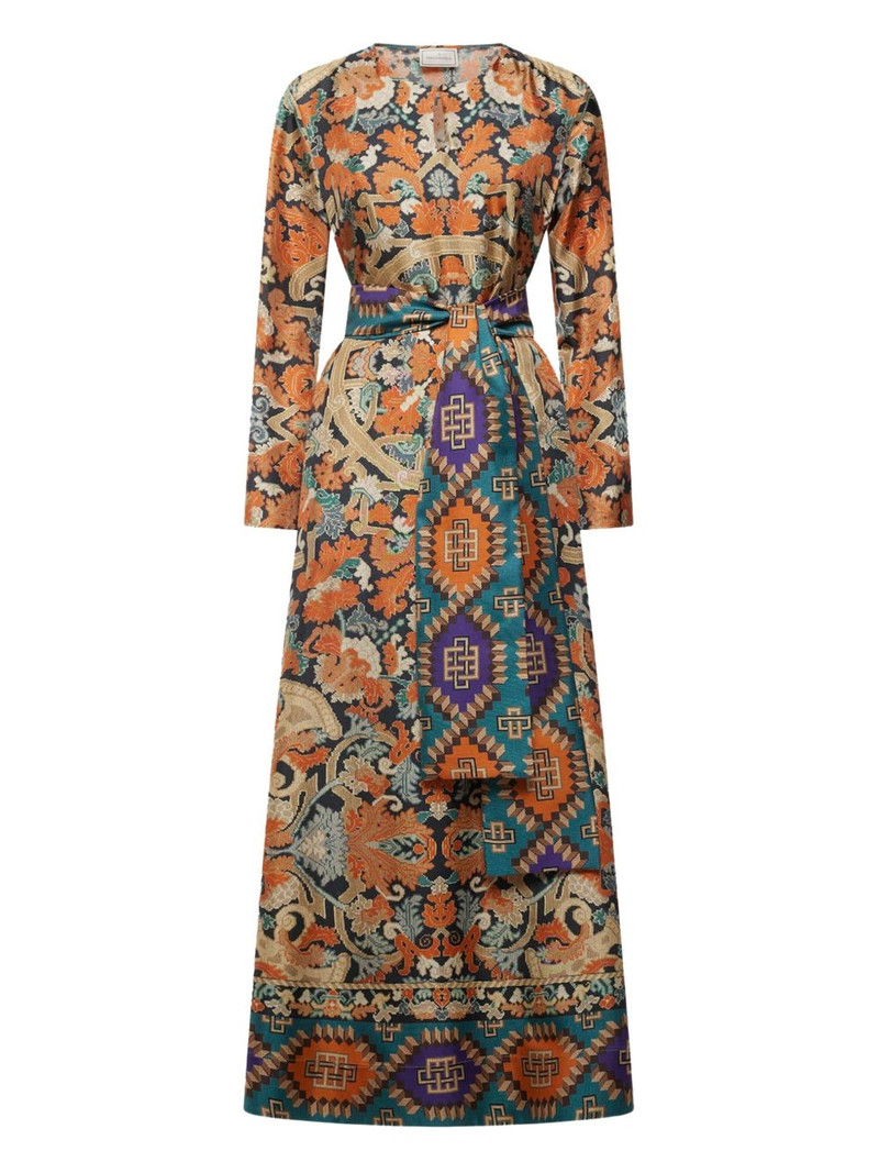 geometric-pattern maxi dress 1