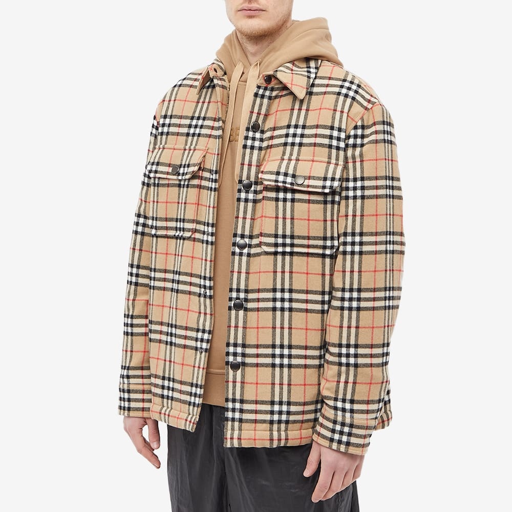 Burberry Calmore Wool Check Shirt Jacket - 2