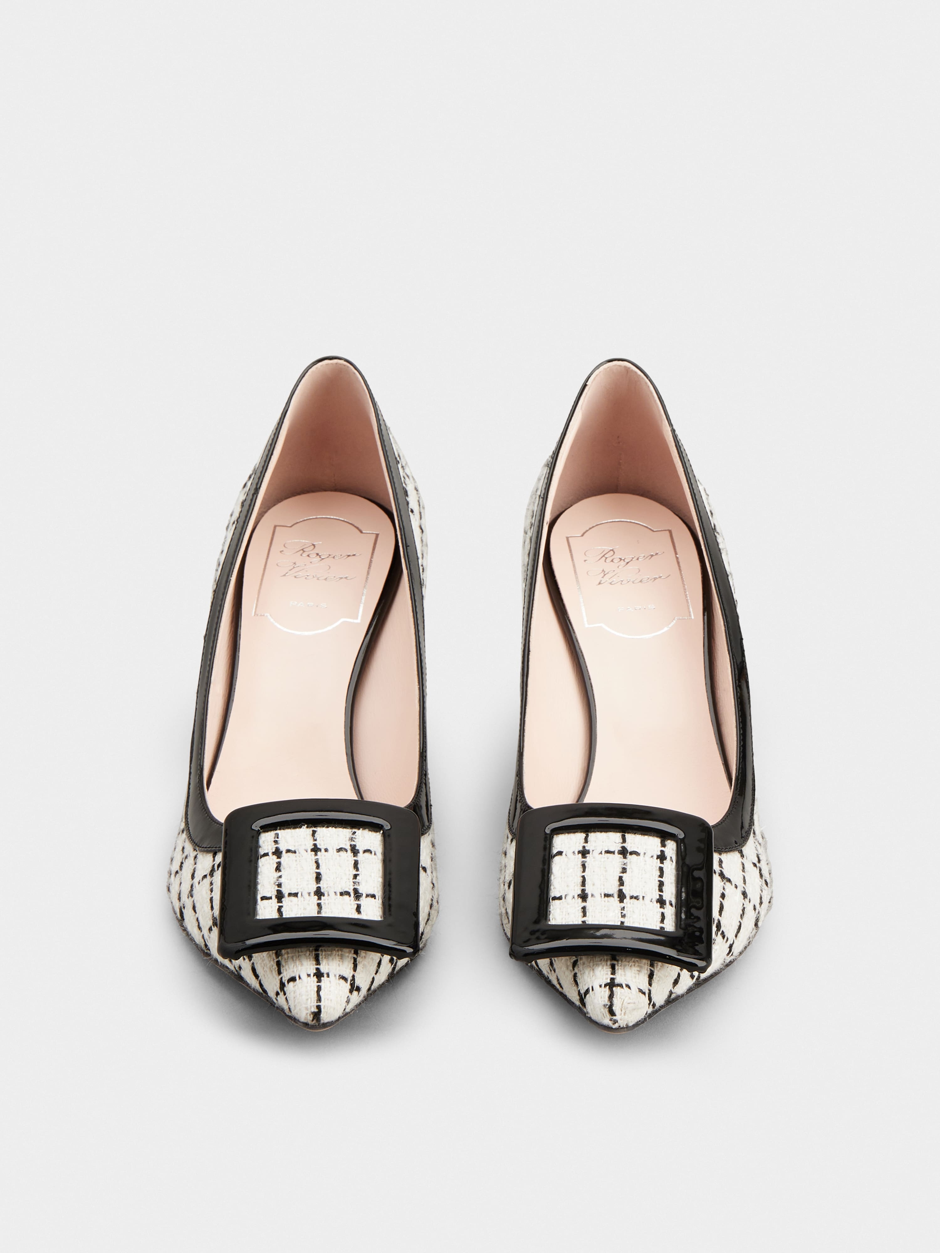 Viv' in The City Pumps in tweed - 7