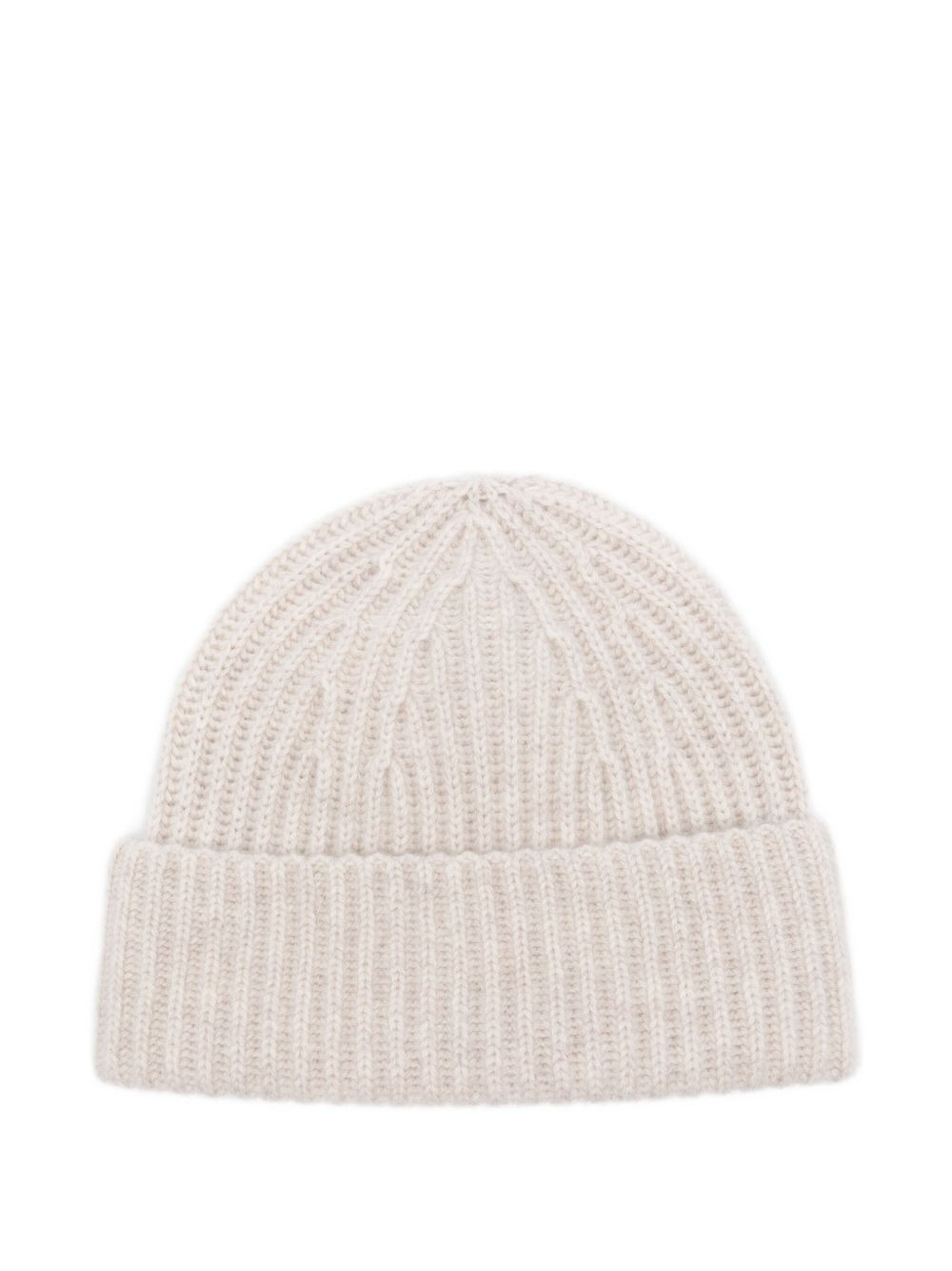 ribbed cashmere beanie - 1