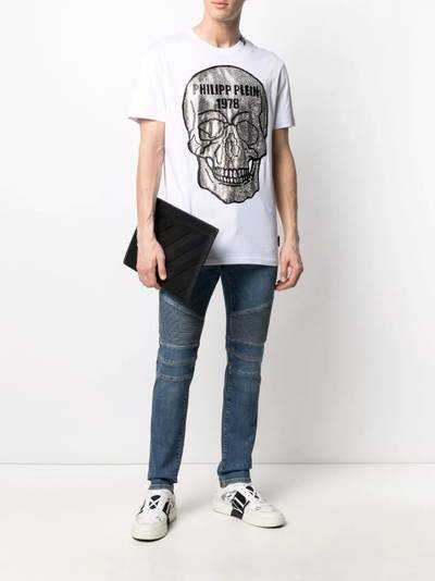 PHILIPP PLEIN crystal skull cotton T-shirt outlook