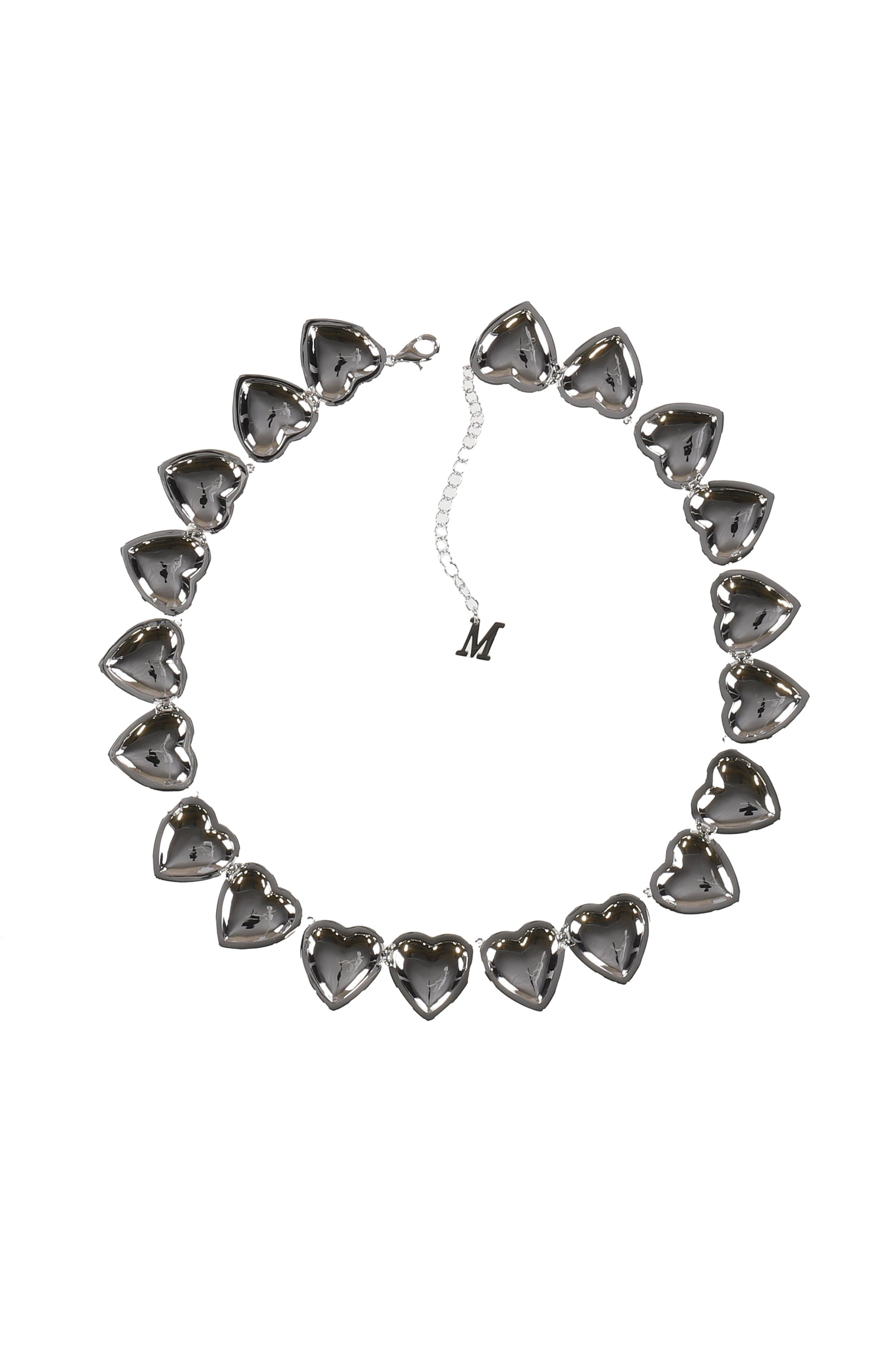 OPEN HEARTS NECKLACE / SIL - 3
