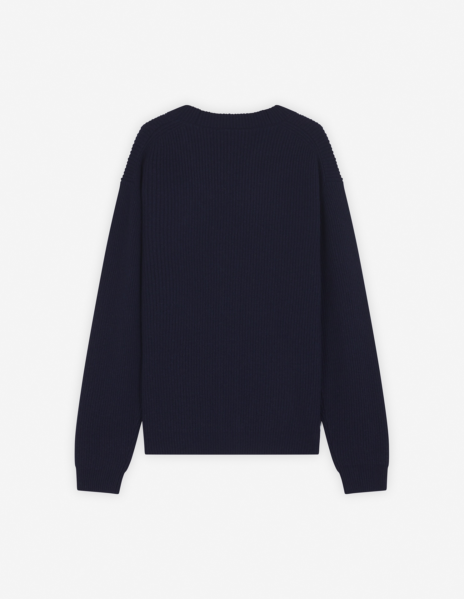BOLD FOX HEAD PATCH  COMFORT RIBBED CARDIGAN - 6
