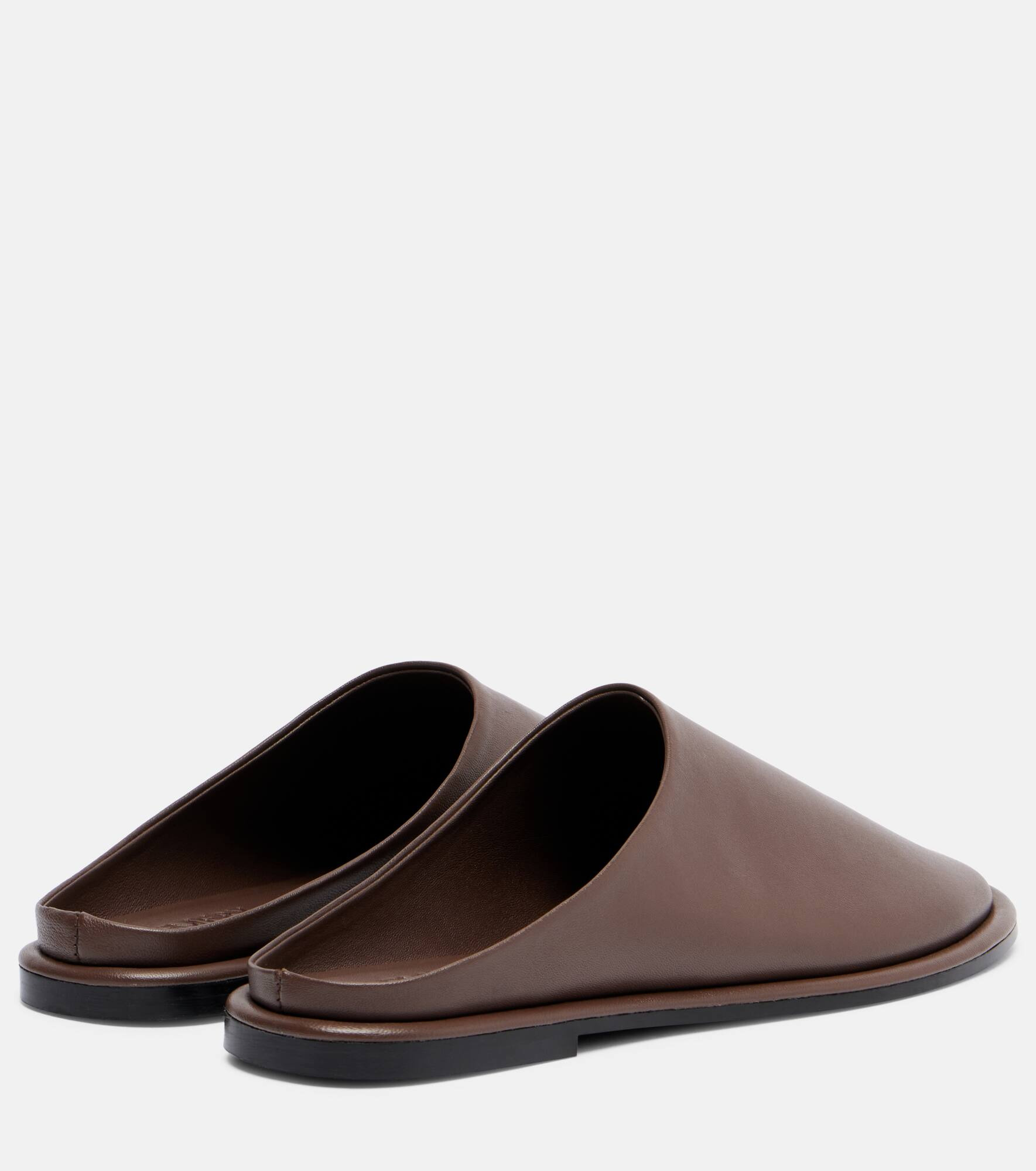 Spencer leather mules - 2
