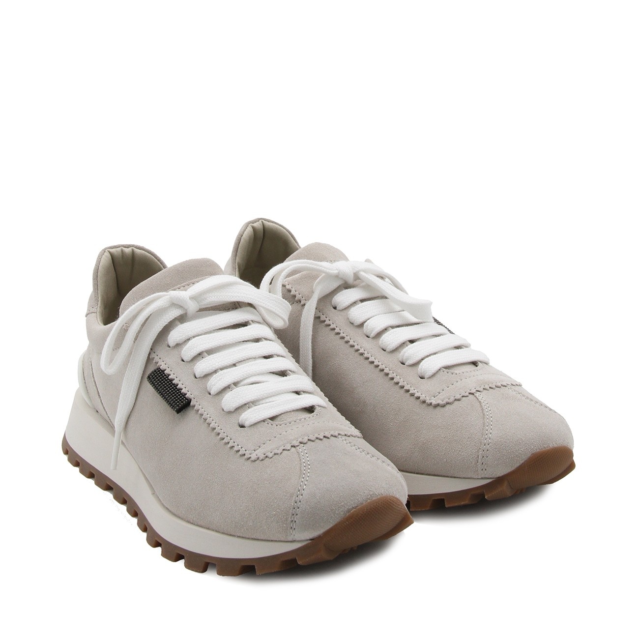 スニーカー BRUNELLO CUCINELLI Women Sneakers MZSFG2110P 4180 Beige Brunello Cucinelli beige sneakers | angelominetti | REVERSIBLE