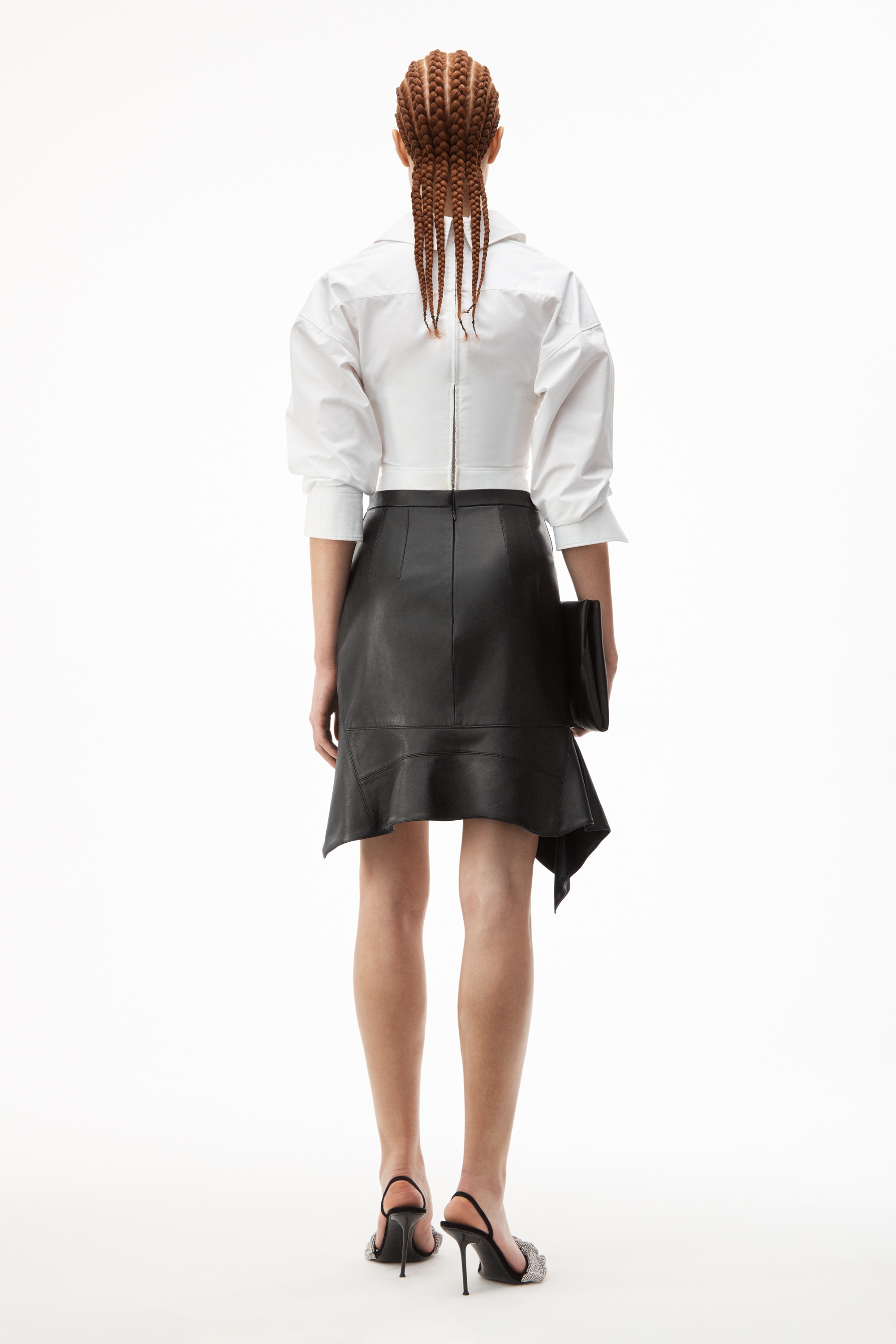 DECONSTRUCTED RUFFLE MINI SKIRT - 4