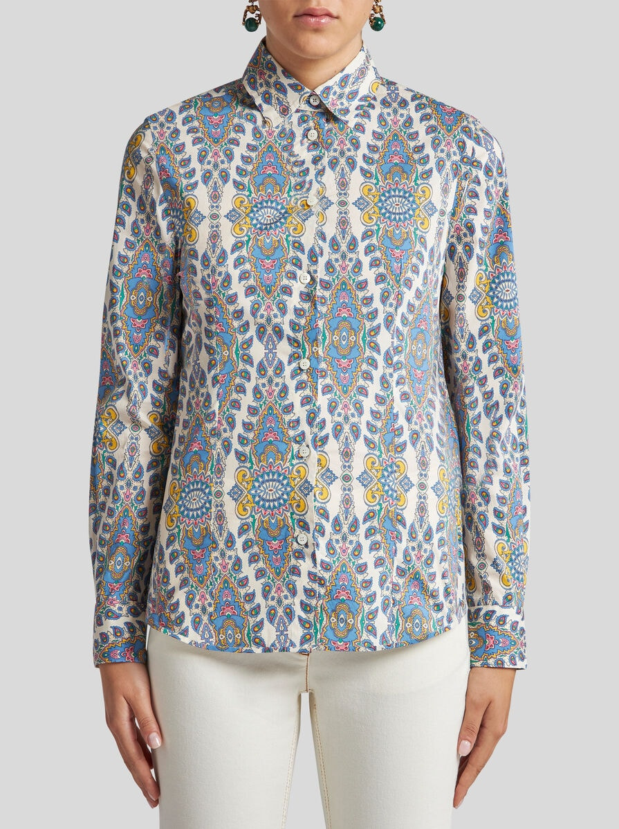 MEDALLION AND PAISLEY SHIRT - 2