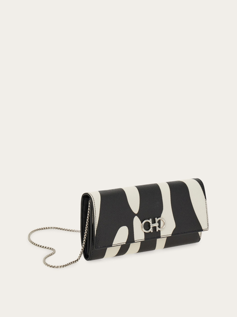 Gancini wallet with chain 6