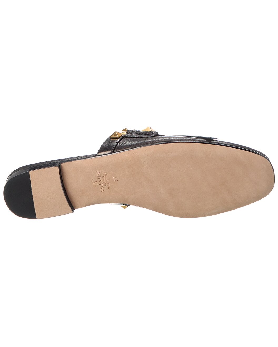 Valentino Grainy Leather Flat - 4