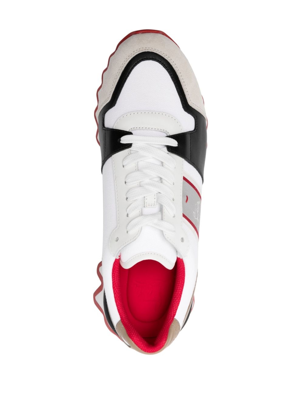Loubishark lace-up sneakers - 4