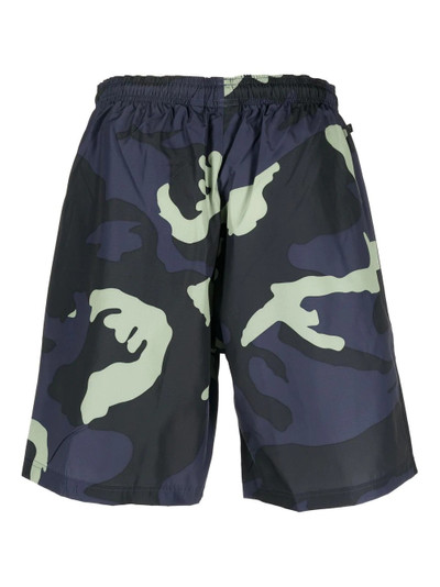 adidas abstract-print track shorts outlook