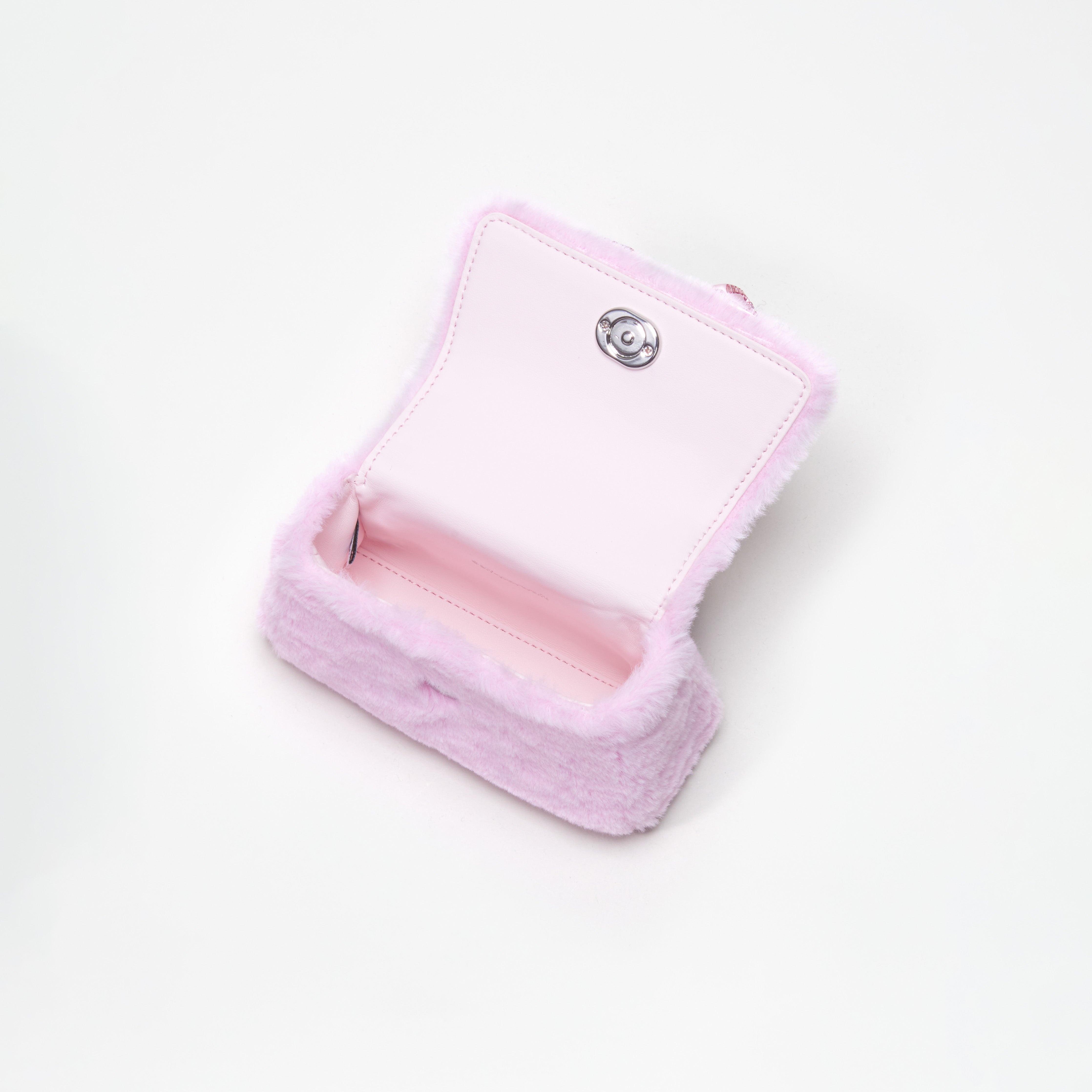 Pink Fluffy Bow Micro Bag - 5