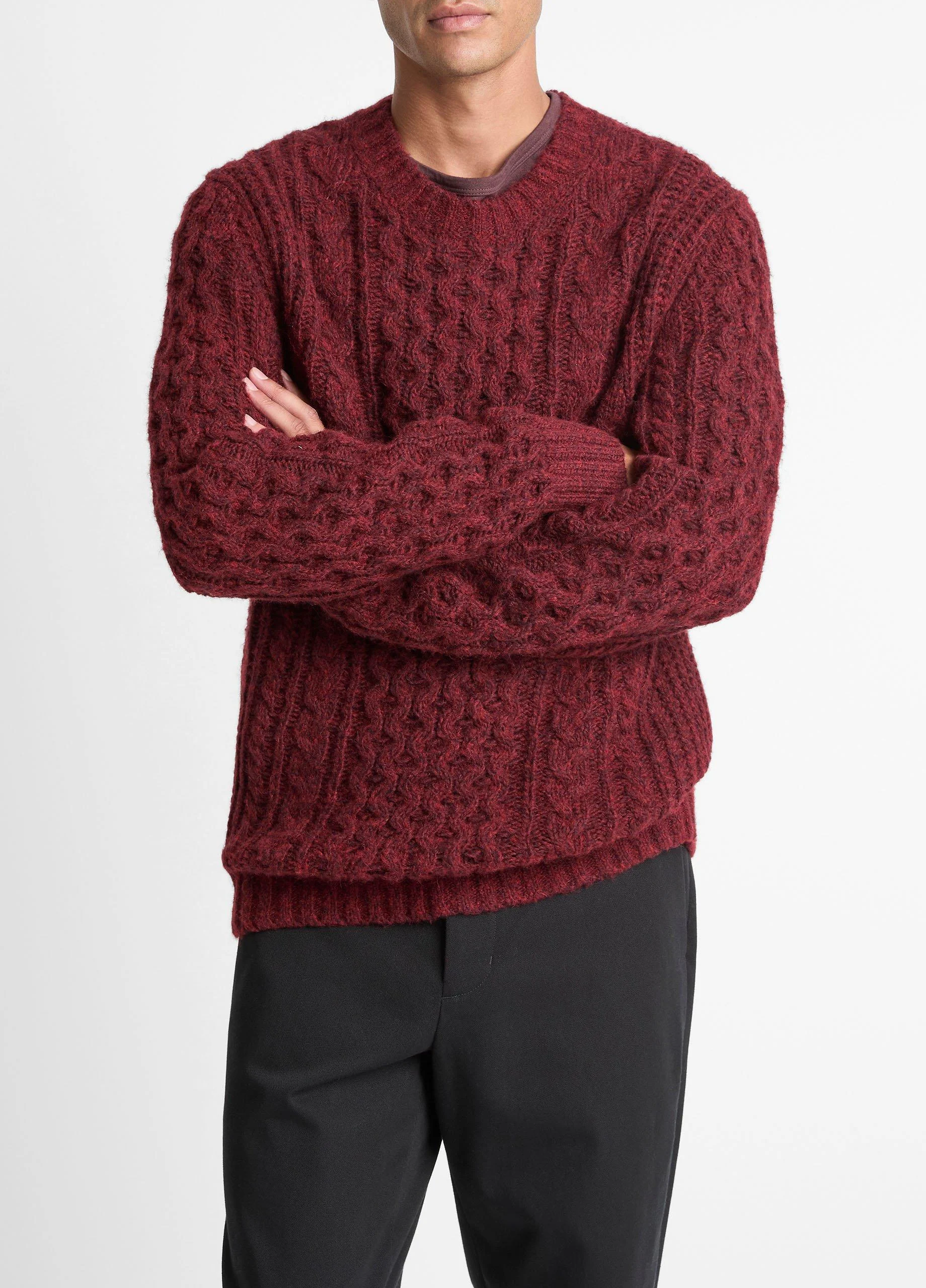Airspun Cable-Knit Sweater - 1