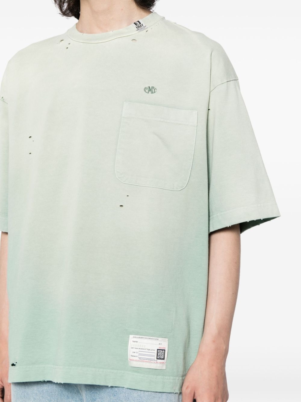 Sun Faded cotton T-shirt - 5