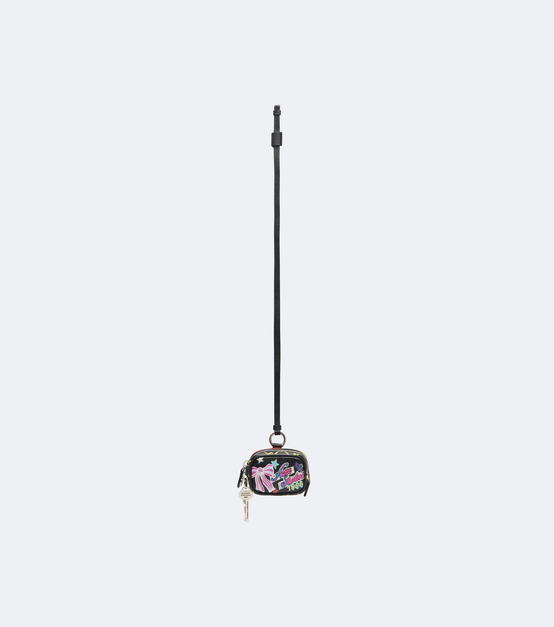 Camero Clip printed leather earphones case - 1