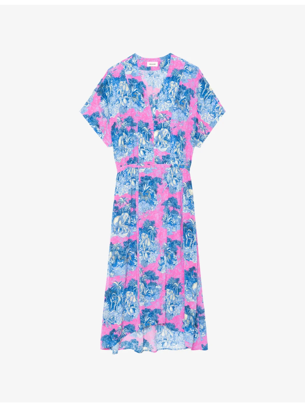 Riaz Graphic-Print Woven Midi Dress - 1