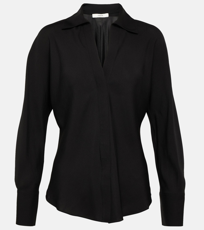 Silk georgette blouse - 1