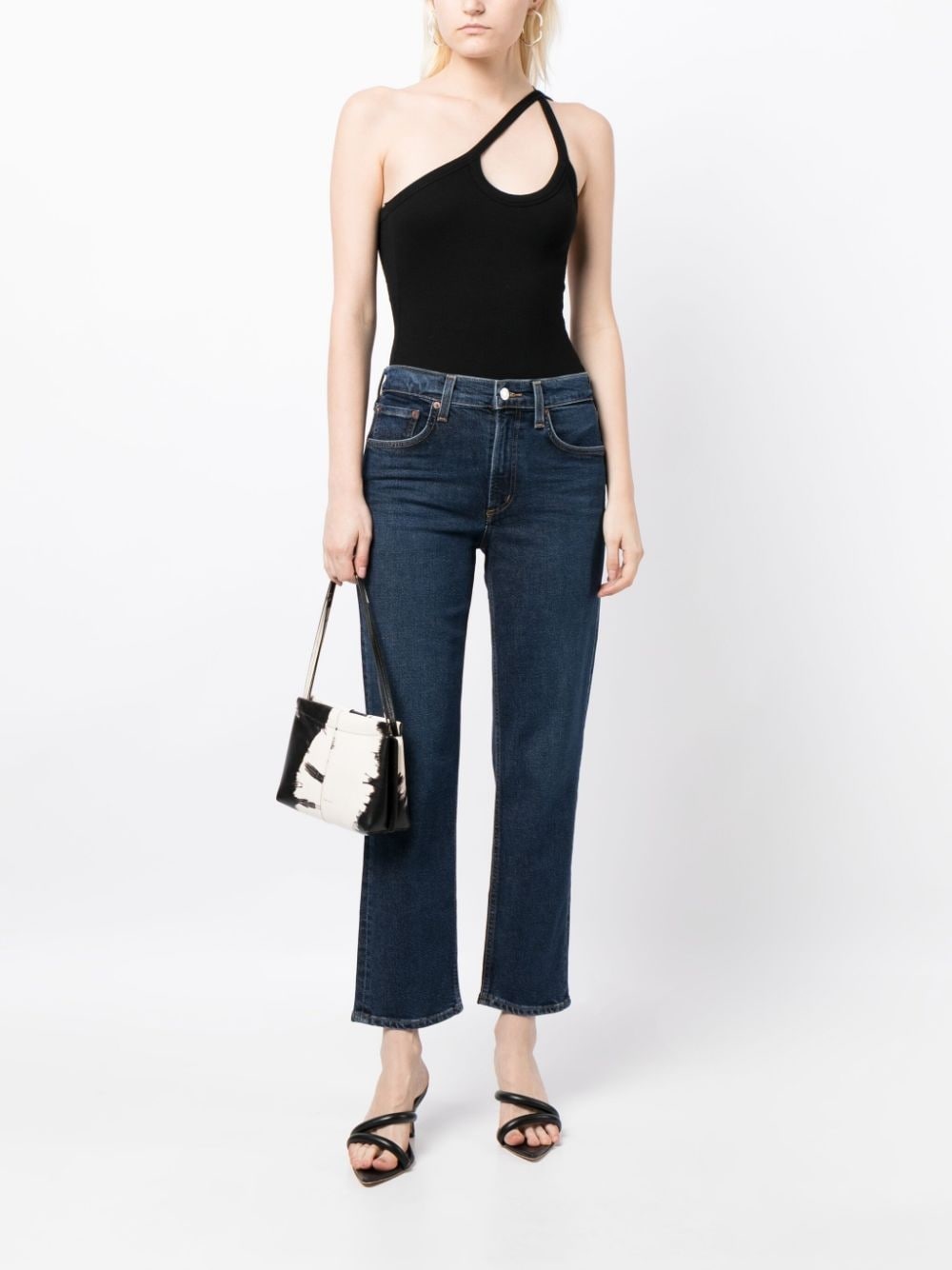 Kye straight-leg cropped jeans - 2