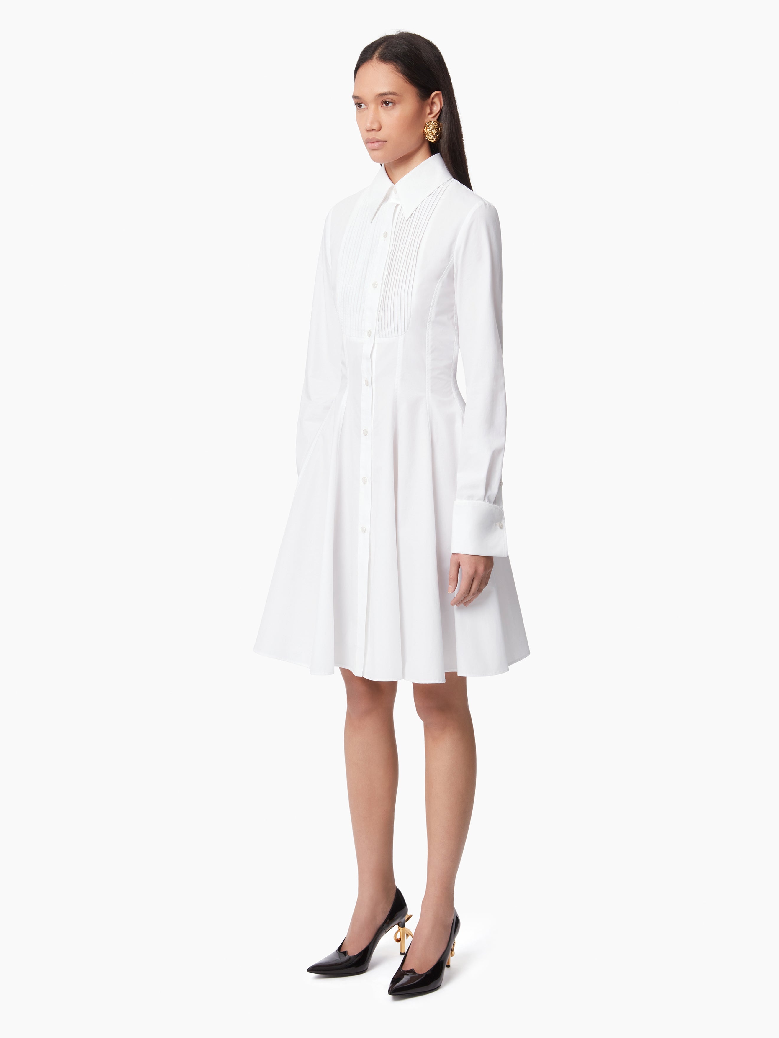 SHIRT DRESS IN COTTON POPLIN - 2