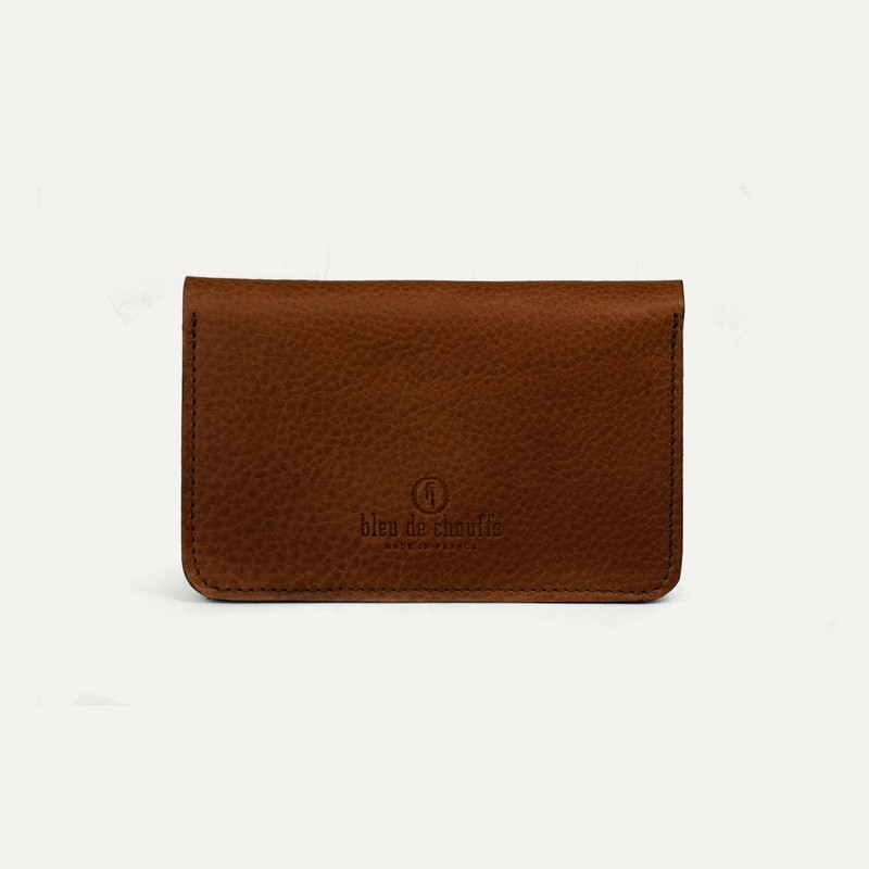 Bleu de Chauffe GRISBI WALLET  -  AMBER BROWN outlook