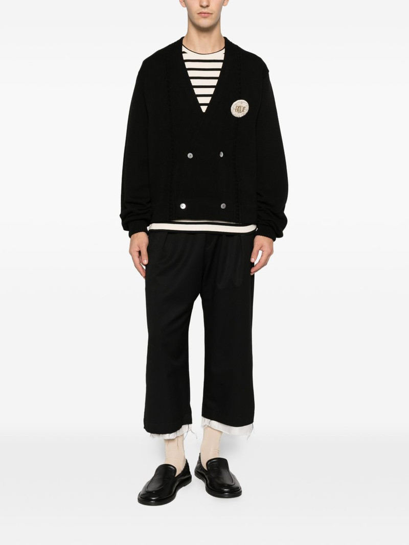 BODE button appliqué cardigan outlook