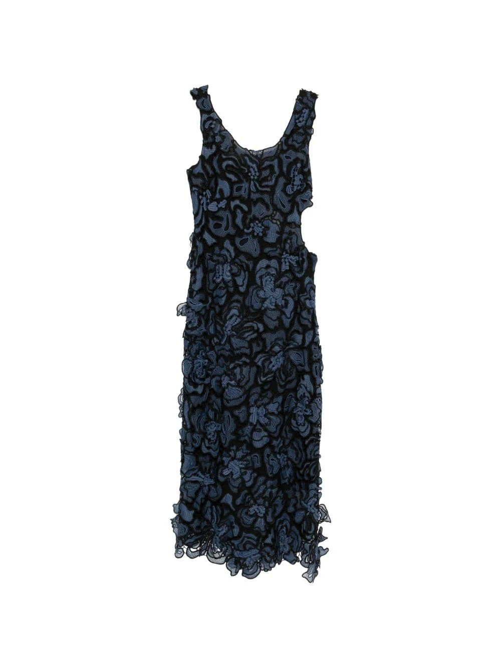 midi floral lace dress - 1