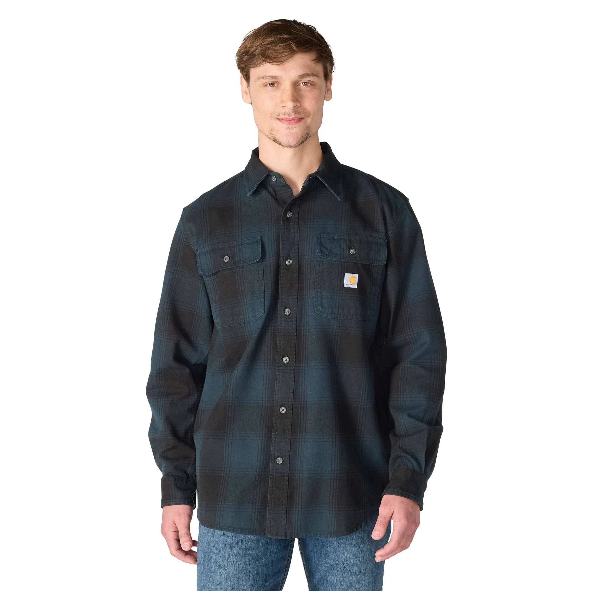 Hubbard Loose LS Plaid Shirt - 1