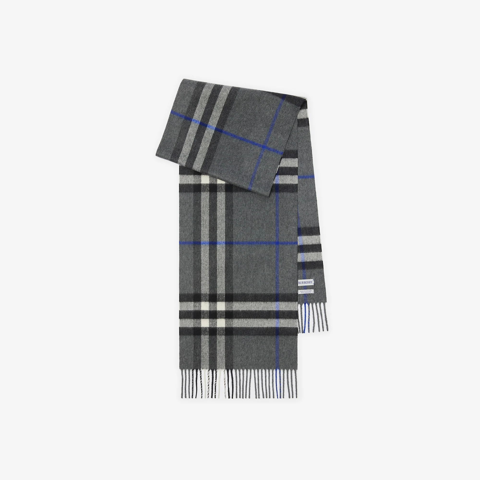 Check Cashmere Scarf - 1
