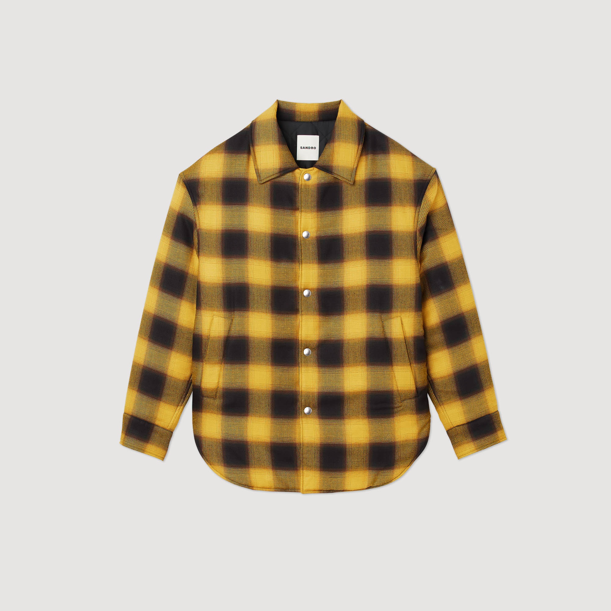 Quilted checked jacket - 1