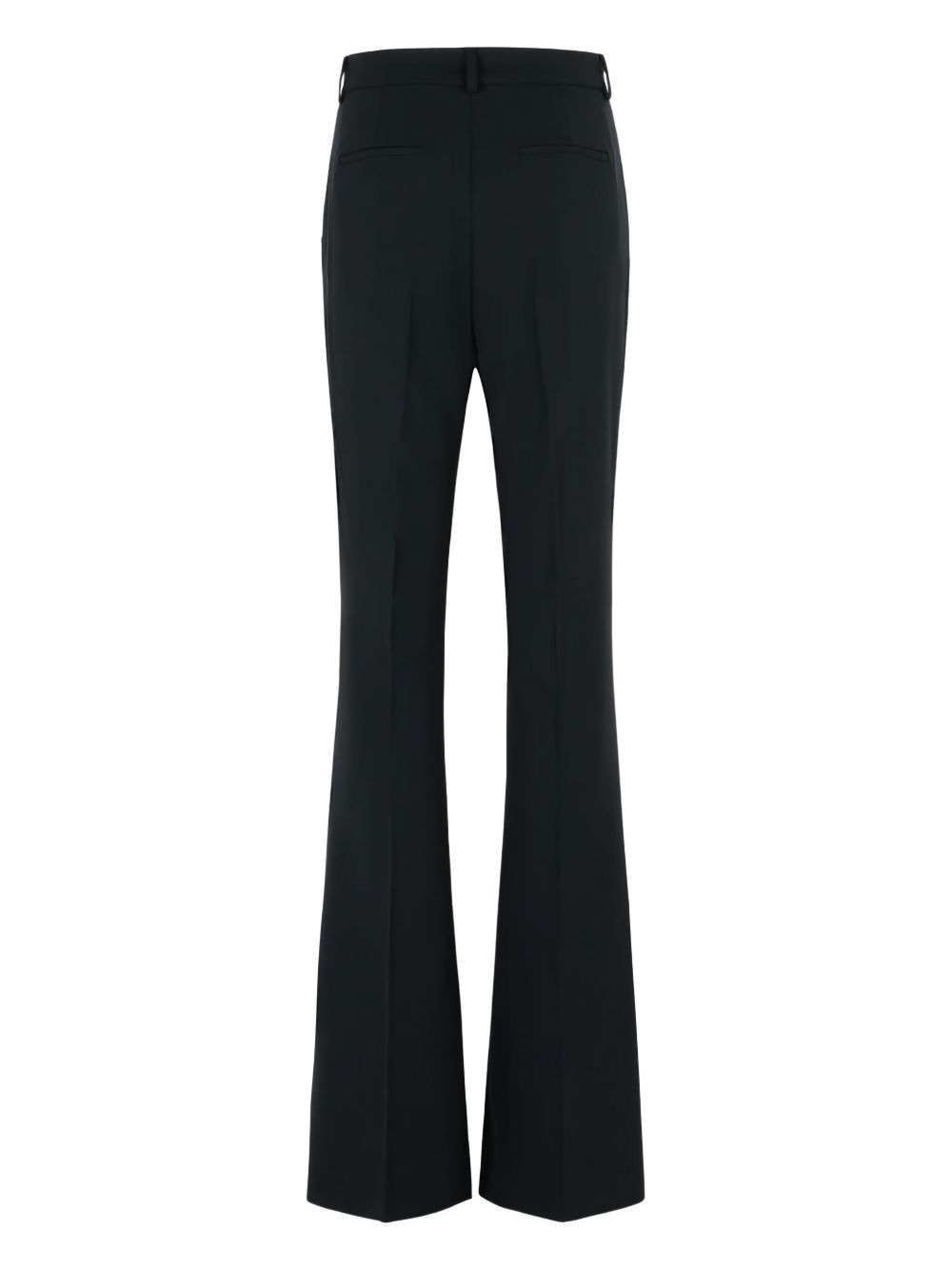 virgin wool flared trousers - 2