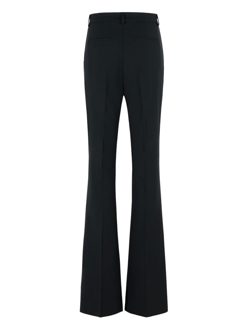 Sportmax virgin wool flared trousers outlook