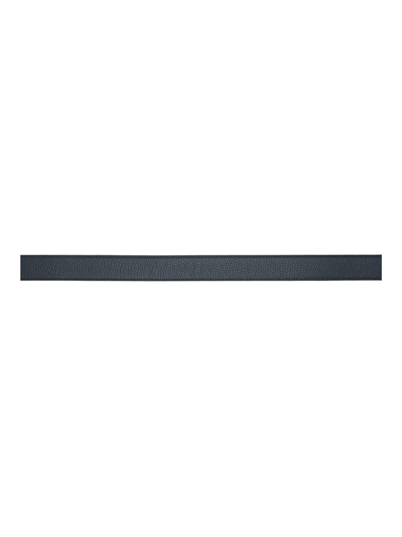 FERRAGAMO Black Gancini Reversible Belt outlook