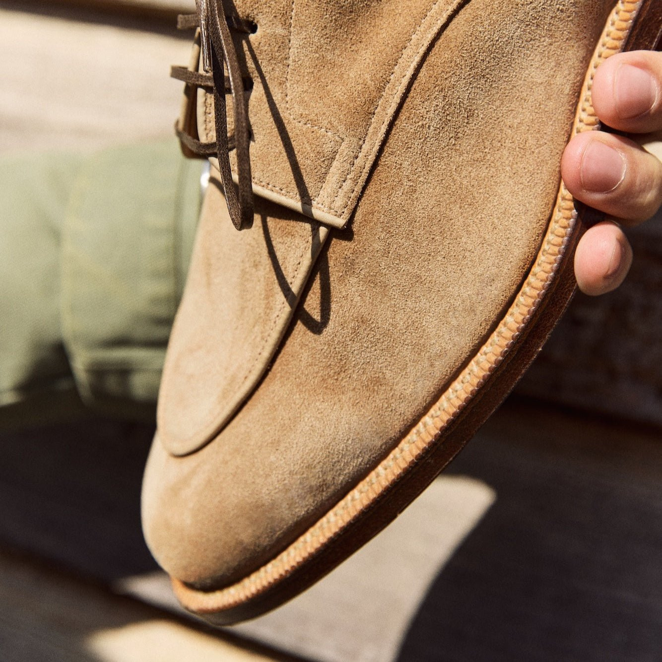 Savoy - Peanut Papillon Calf Suede - 2