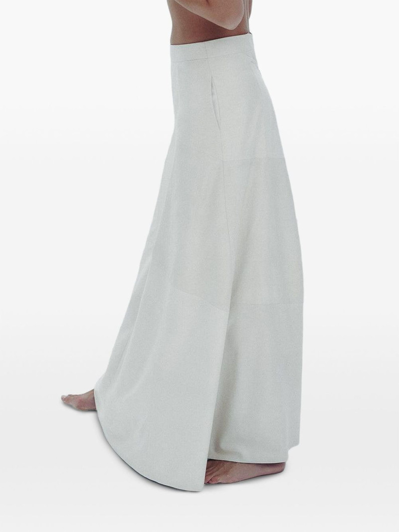 TWP Kennedy panelled midi skirt outlook
