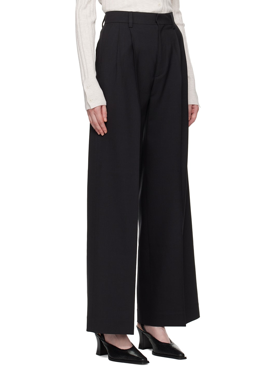 Black Darcey Trousers - 2