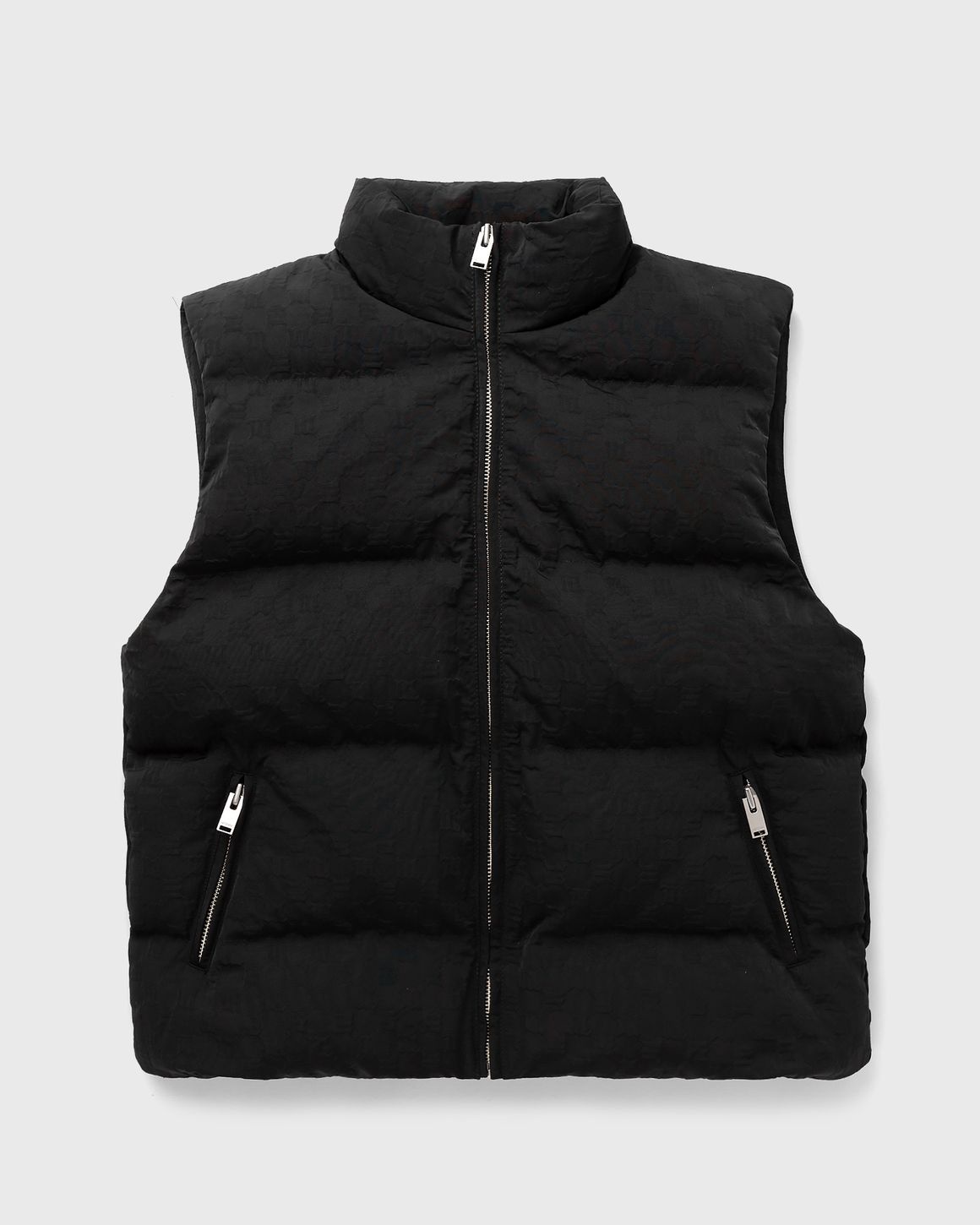 MONOGRAM EMBOSSED PUFFER VEST - 1