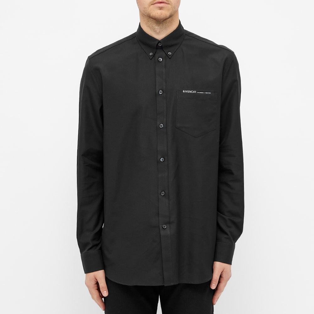 Givenchy Tape Pocket Oxford Shirt - 2