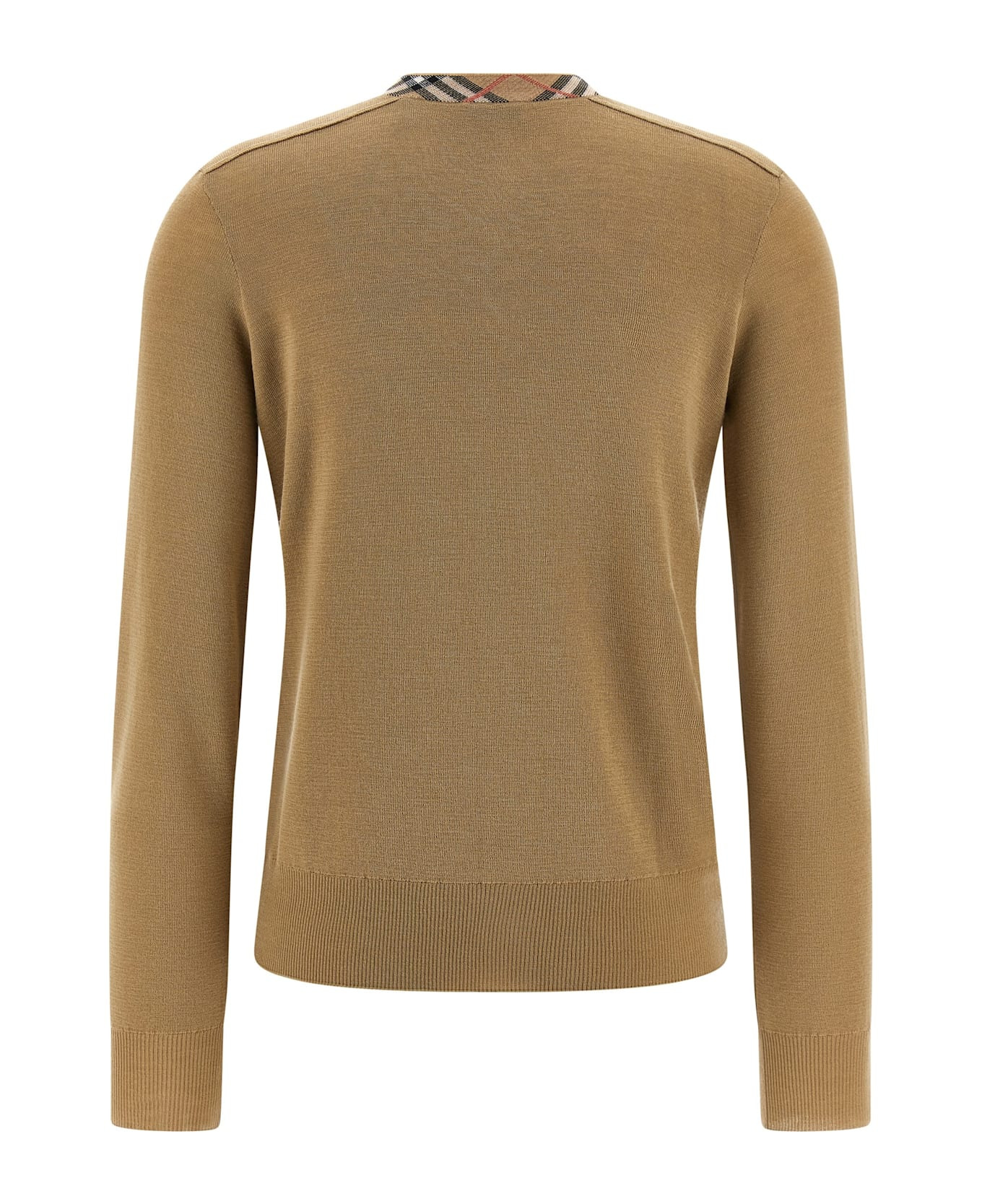 Check Insert Cardigan - 2