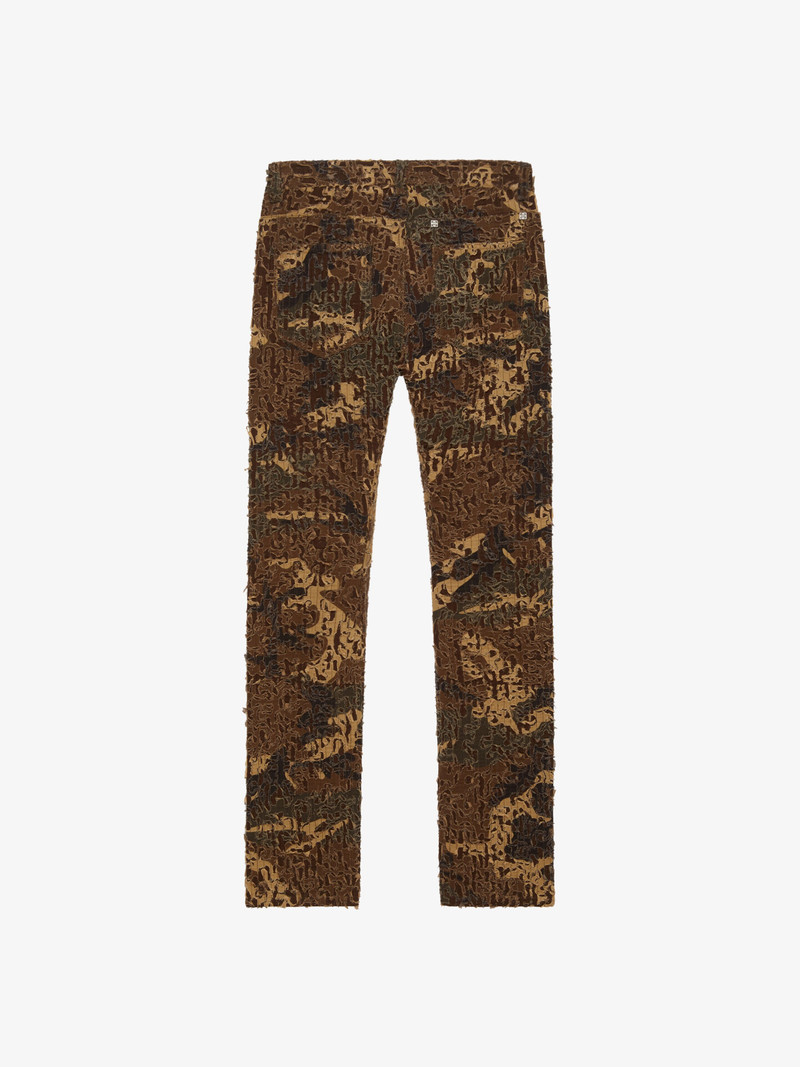 SLIM-FIT JEANS IN 4G DESTROYED DENIM 5