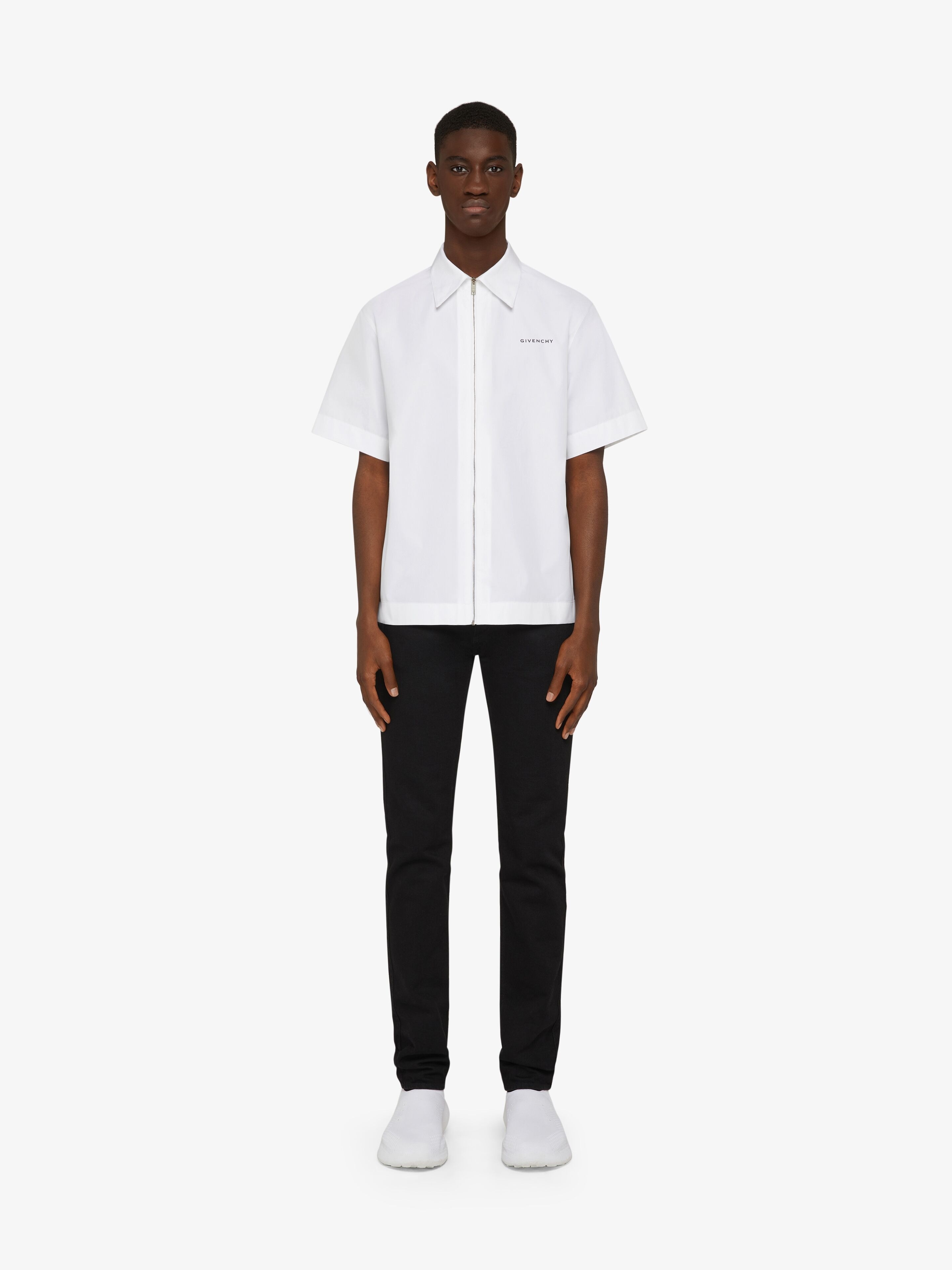 SHIRT IN POPLIN WITH PRINT - 2