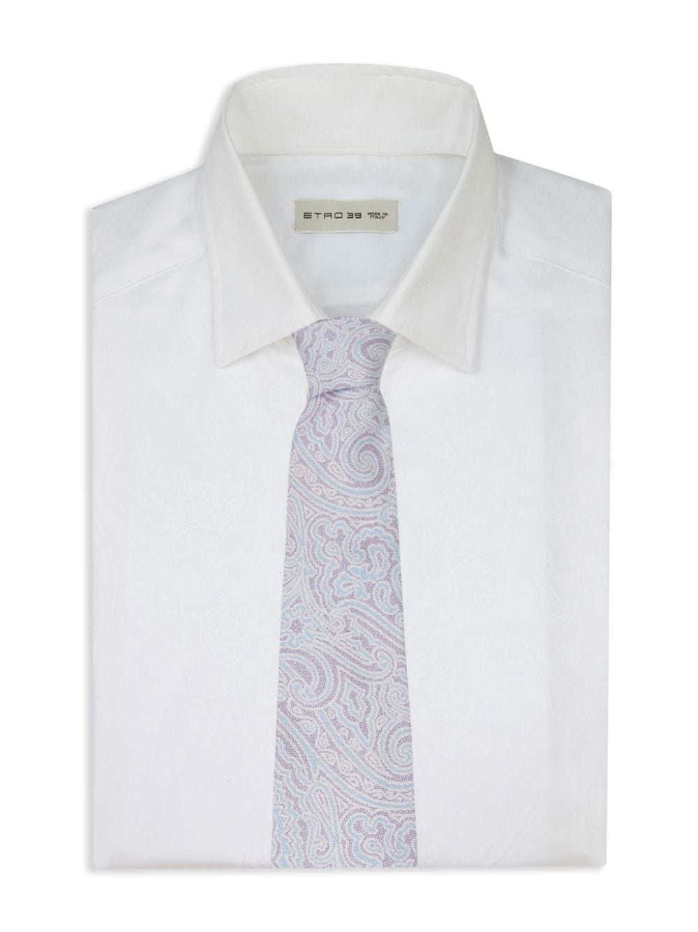 paisley-print silk tie - 3