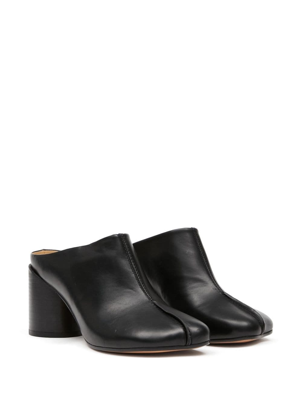 70mm leather mules - 2